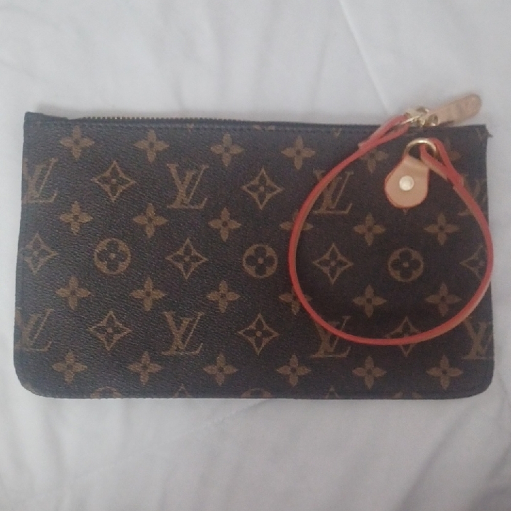 Brown Monogram Wristlet
